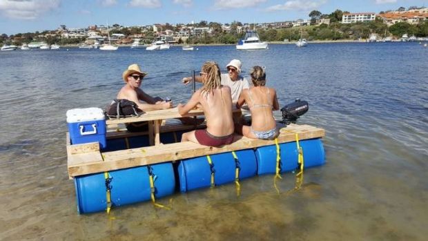 Picnic Table Boat in Perth, Australia