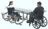 Wheelchair Accessible Aluminum Picnic Table