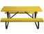 8 foot Rectangular Fiberglass Picnic Table with Bolted Frame