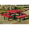 Thermoplastic Steel Picnic Table Octagonal