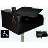 Picture of 300 Square Inch ADA Wheelchair Accessible Swivel Cooking Park Grill, Surface Mount