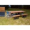Picture of 8 ft. Commons ADA Double End Wheelchair Accessible Recycled Plastic Picnic Table
