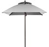 Square Marine Grade 7.5 Ft. Fiberglass Market Umbrella