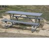 Commercial Rectangular Recycled Plastic Picnic Table 