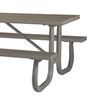 Frame only for 6 ft. Table, Welded 2 3/8” OD Galvanized Steel, Portable