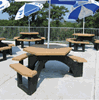 Picture of 41” Solid Top ADA Hexagonal Recycled Plastic Picnic Table