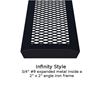 Infinity Style Thermoplastic Steel Picnic Table