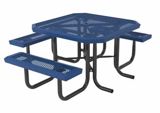 Square Thermoplastic Picnic Table Infinity Style
