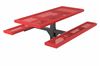 6 ft. Rectangular Thermoplastic Steel Picnic Table Infinity Style
