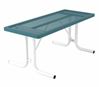 Rectangular Thermoplastic Steel Picnic Table, Regal Style