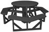 36” Round Recycled Plastic Picnic Table