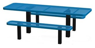 8 Ft. ADA Compliant Thermoplastic Steel Rectangular Picnic Table