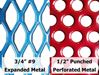 Perforated Metal VS Expanded Metal Picnic Tables