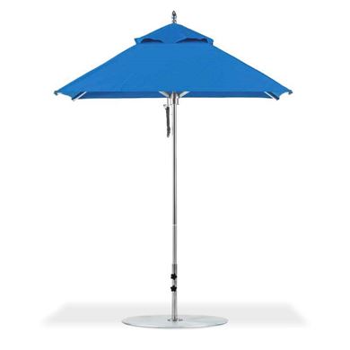 6.5 Ft. Square Aluminum Market Umbrella