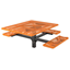 ADA Wheelchair Accessible Thermoplastic Steel Picnic Table