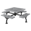 Square Thermoplastic Steel Picnic Table