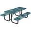 6 ft. Rectangular Thermoplastic Steel Picnic Table