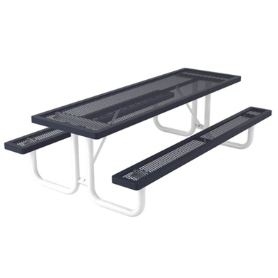 8 ft. Rectangular Thermoplastic Steel Picnic Table, Regal Style