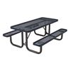 8 ft. Rectangular Thermoplastic Steel Picnic Table, Ultra Leisure Style	