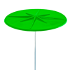 Umbrella 7 1/2 Foot Round Fiberglass Galvanized