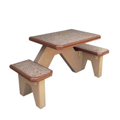 ADA Square Concrete Picnic Table