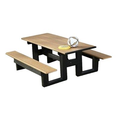 8 ft Recycled Plastic Commercial Picnic Table Rectangular