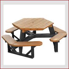 Picture for category Hexagonal  Picnic Tables