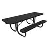 8 ft. ELITE ADA Double End Rectangular Thermoplastic Steel Picnic Table - Perforated Metal