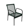 ELITE Thermoplastic Steel Stacking Patio Chair - Expanded Metal
