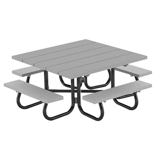 48" Children's Square Recycled Plastic Picnic Table