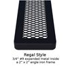 Regal Expanded Metal Backed Bench
