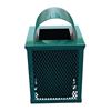 Expanded Metal Trash Can Receptacle