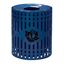 Personalized Logo Diamond Perforated Trash Can