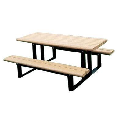 6 ft. Mission Park Recycled Plastic Picnic Table 