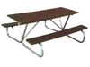 6 Ft. Rectangle Recycled Plastic Picnic Table With Bolted 1 5/8" Frame
