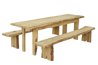 8 Ft. Autumnwood Picnic Table With Detached Wildwood Benches