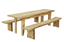 8 Ft. Autumnwood Picnic Table With Detached Wildwood Benches