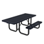 T6INNVHDCP - 6 Ft. ADA Single End Access Innovated Style Rectangular Thermoplastic Steel Picnic Table, Portable
