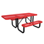 T6ULHDCP - 6 Ft. Ultra Leisure Style ADA Compliant Wheelchair Accessible Rectangular Thermoplastic Steel Picnic Table