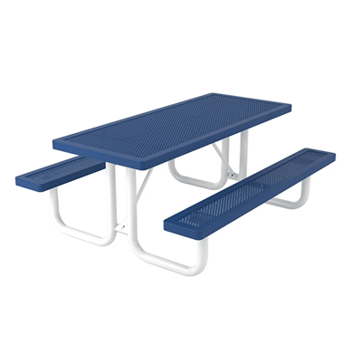 T8INNV - 8 Ft. Innovated Style Rectangular Thermoplastic Steel Picnic Table, Portable