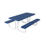 T4INNV - 4 Ft. Innovated Style Rectangular Thermoplastic Steel Picnic Table, Portable