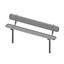 B6WBULS - ’ Quick Ship UltraLeisure Style Standard Bench With Back, Inground Mount