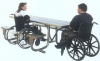 Wheelchair Accessible Aluminum Picnic Table