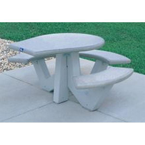 ADA Round Concrete Picnic Table | Picnic Table Supplier