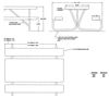 Picture of 6 ft. Rectangle Fiberglass Picnic Table with Bolted 1 5/8" Frame