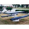Rectangular Thermoplastic Steel Picnic Table