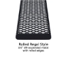 Thermoplastic Steel Picnic Table Rolled Style Rectangular