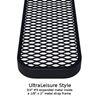 Ultra Leisure Metal Rectangular Thermoplastic Steel Picnic Table