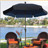 Garden Umbrella 7 1/2 Foot Hexagon Fiberbuilt