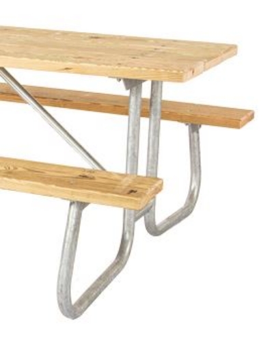 Picture of 6 ft. Welded 1 5/8" Picnic Table Frame - Frame Only